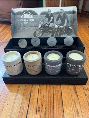 Casamigos Tequila Candle Set: Limited Edition PR Set of Concrete Vessels